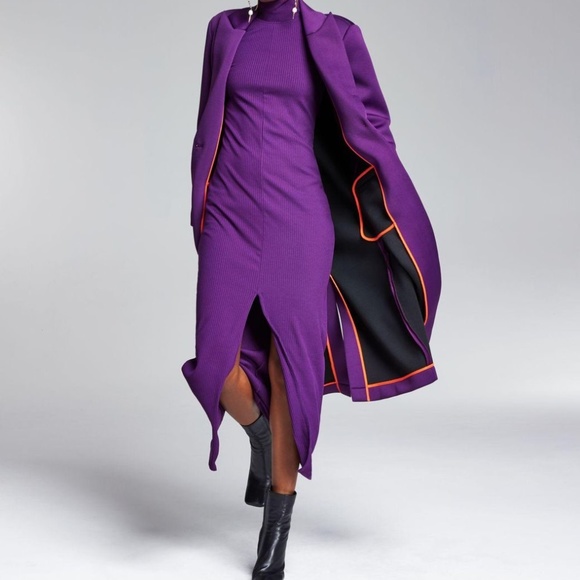 Misa Hylton Royal Purple Maxi Dress - Picture 1 of 5